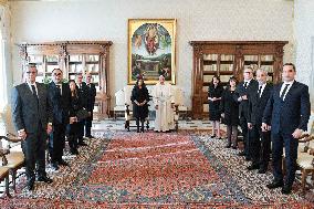 Pope Francis Receives President of the Republic of Peru
