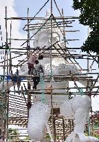 Preparation Of Durga Puja Festival In India