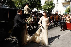 Wedding of Princess Victoria of Hohenlohe and Maxime Corneille