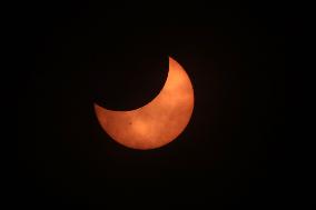 Solar Eclipse Observe  From The  Luis Enrique Erro Planetarium