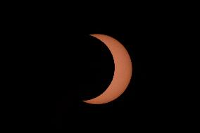 Annular Eclipse Viewed From Maninalco, Mexico