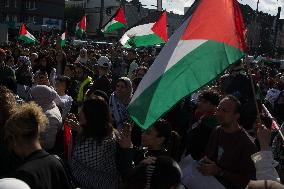 Pro-Palestine Demo In Duesseldorf