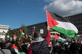 Pro-Palestine Demo In Duesseldorf