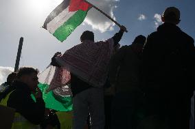 Pro-Palestine Demo In Duesseldorf