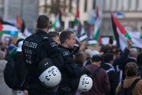 Pro-Palestine Demo In Duesseldorf