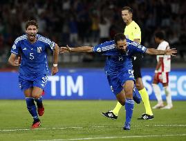 (SP)ITALY-BARI-FOOTBALL-EURO 2024-QUALIFIERS-ITALY VS MALTA