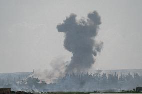 Russian Warplanes Bomb Idlib - Syria