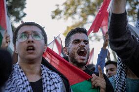 Pro-Palestinian Protest - Istanbul