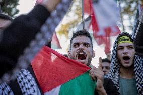 Pro-Palestinian Protest - Istanbul