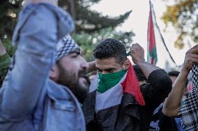 Pro-Palestinian Protest - Istanbul