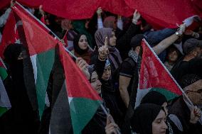 Pro-Palestinian Protest - Istanbul