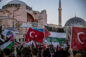 Pro-Palestinian Protest - Istanbul