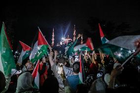 Pro-Palestinian Protest - Istanbul