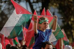 Pro-Palestinian Protest - Istanbul