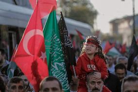 Pro-Palestinian Protest - Istanbul