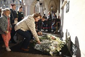 Tribute To The Professor Killed In Arras