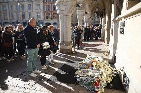 Tribute To The Professor Killed In Arras