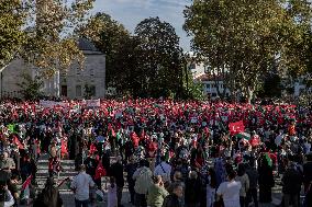 Pro-Palestinian Protest - Istanbul