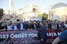 Turkish President Erdogan's Son Joins Pro-Palestinian March - Istanbul