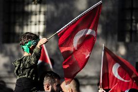 Turkish President Erdogan's Son Joins Pro-Palestinian March - Istanbul