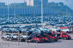 Changan Automobile's Vehicle Distribution Center in Chongqing