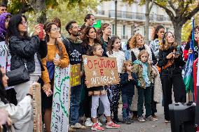 March For The Amazon And Indigenous Peoples In Paris
