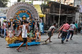 Durga Puja Festival In Kolkata.