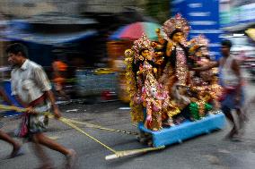 Durga Puja Festival In Kolkata.