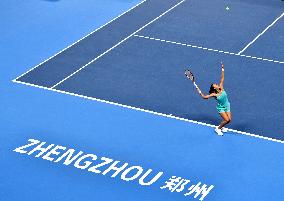 (SP)CHINA-ZHENGZHOU-TENNIS-WTA TOUR-ZHENGZHOU OPEN(CN)