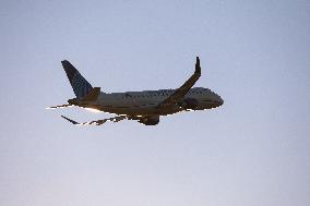 Airplanes Depart From George Bush Intercontinental Airport