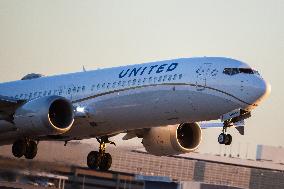 Airplanes Depart From George Bush Intercontinental Airport