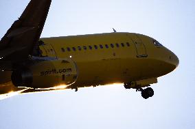 Airplanes Depart From George Bush Intercontinental Airport