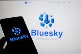 Bluesky App  - Photo Illustration
