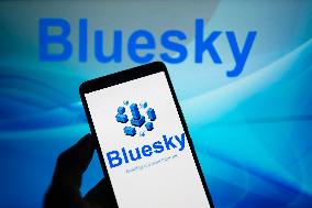 Bluesky App  - Photo Illustration