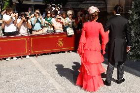 Wedding of Princess Victoria of Hohenlohe and Maxime Corneille - Spain