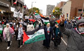 Pro-Palestinian Rally - Canada