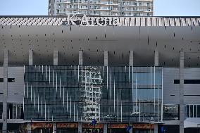 K-Arena Yokohama exterior, logo and signage