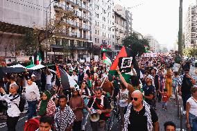 Demonstration In Support Of Palestine In Milan, Italy