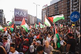 Demonstration In Support Of Palestine In Milan, Italy