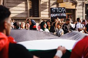 Demonstration In Support Of Palestine In Milan, Italy