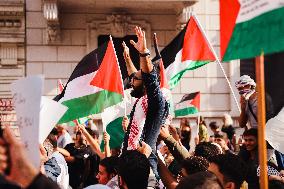 Demonstration In Support Of Palestine In Milan, Italy