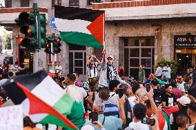 Demonstration In Support Of Palestine In Milan, Italy