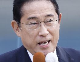 CORRECTED: Japan's PM Kishida at lower house by-election campaign