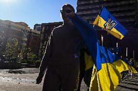 Walk Of Pride For Ukraine In Edmonton