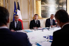 Security Council Meeting At The Elysee Palace - Paris