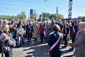 Tribute To Dominique Bernard And Samuel Paty - Strasbourg