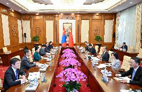 CHINA-BEIJING-WANG YI-MONGOLIA-FM-MEETING (CN)