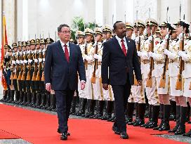 (BRF2023)CHINA-BEIJING-LI QIANG-ETHIOPIA-PM-TALKS (CN)