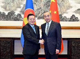 CHINA-BEIJING-WANG YI-ASEAN-SECRETARY-GENERAL-MEETING (CN)