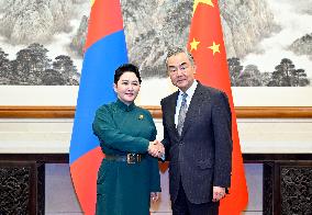 CHINA-BEIJING-WANG YI-MONGOLIA-FM-MEETING (CN)